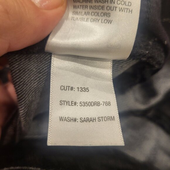 Articles of Society Distressed Black Jeans Sarah Skinny Jeans Size 28 - Picture 8 of 13